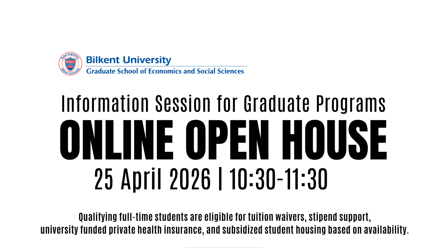Çevrimiçi Etkinlik: Ekonomi ve Sosyal Bilimler Enstitüsü Lisansüstü Programları Tanıtımı